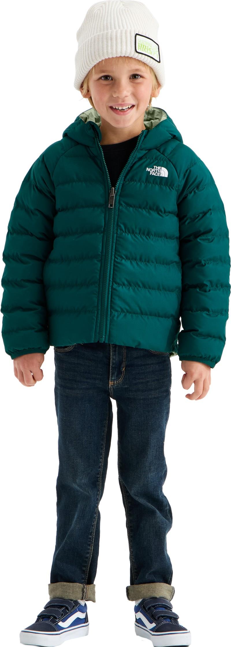 Reversible Perrito Hooded Jacket - Kids - pacific teal 1