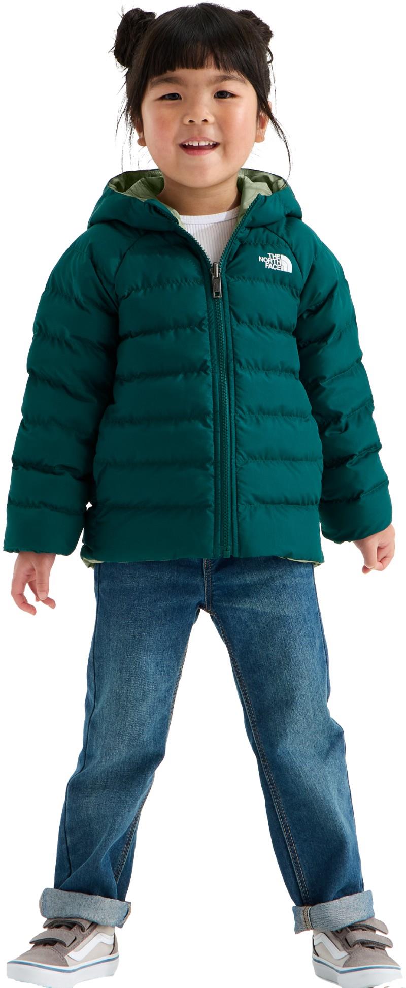Reversible Perrito Hooded Jacket - Kids - pacific teal 1