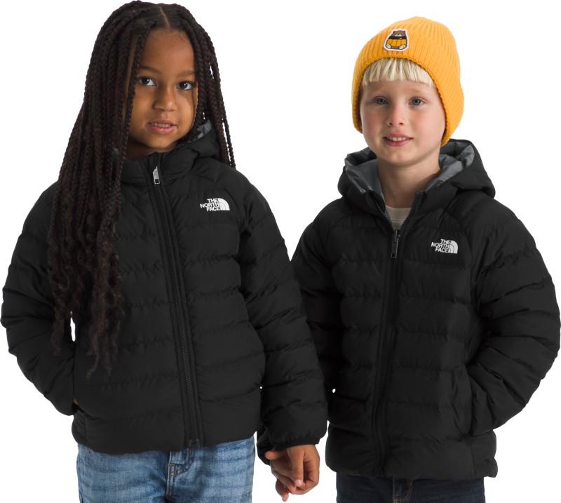 Reversible Perrito Hooded Jacket - Kids - tnf black / smoked pearl 1
