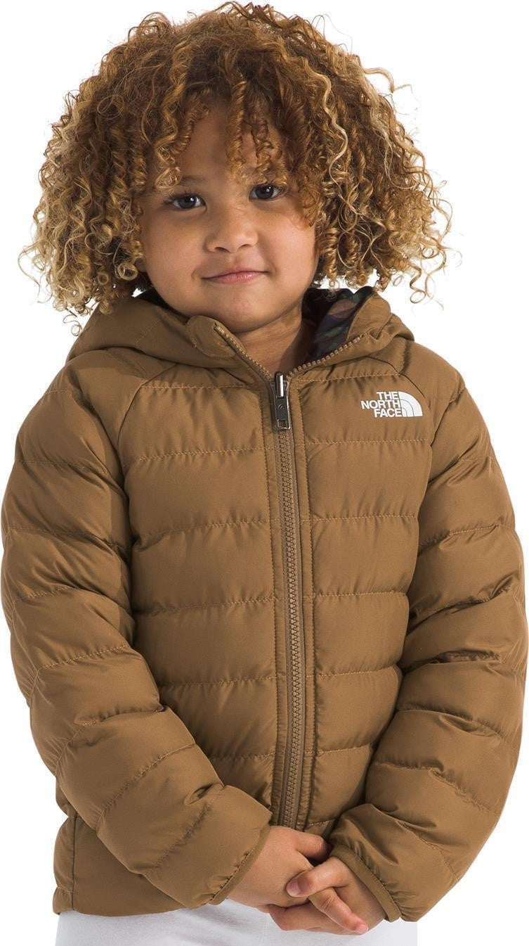 Reversible Perrito Hooded Jacket - Kids - utility brown 1