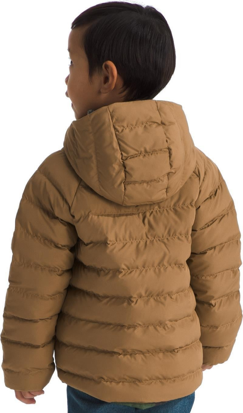 Reversible Perrito Hooded Jacket - Kids - utility brown 1