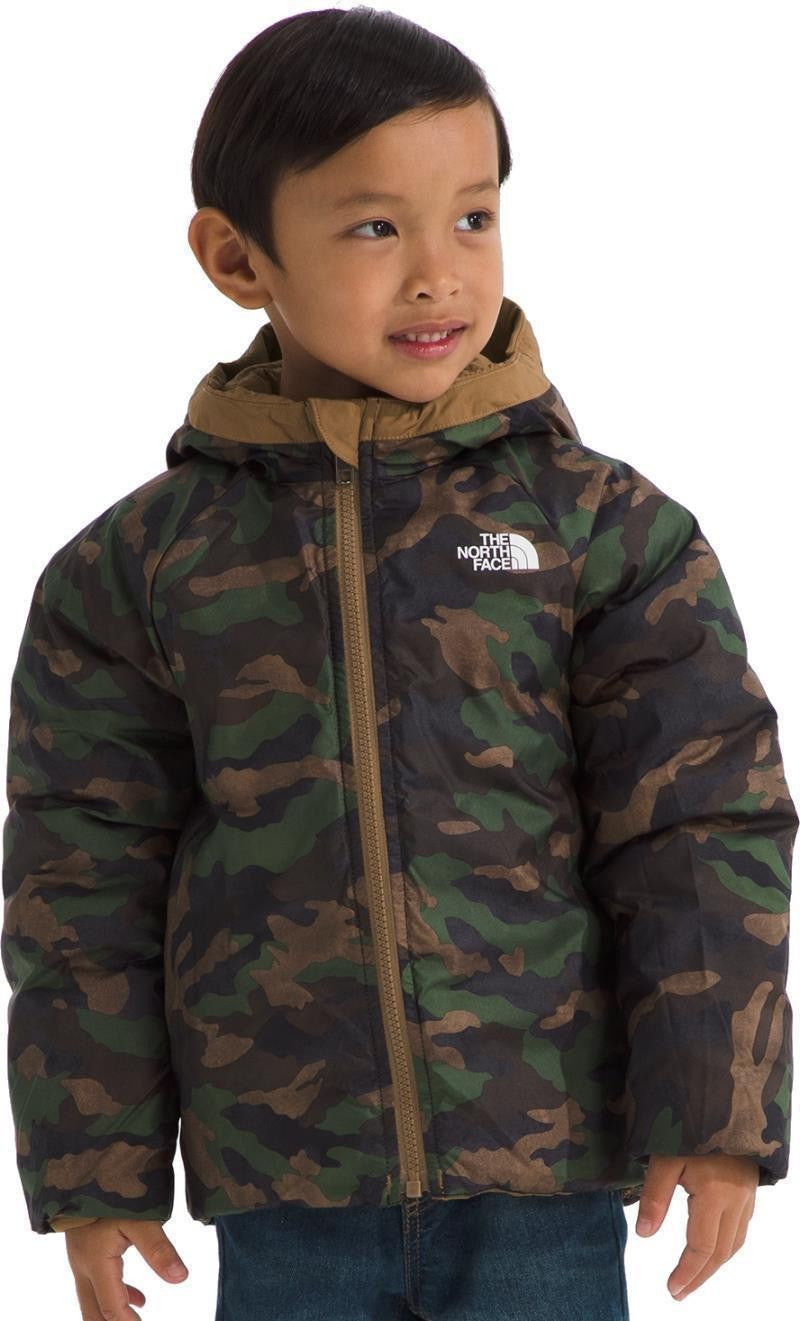 Reversible Perrito Hooded Jacket - Kids - utility brown 1