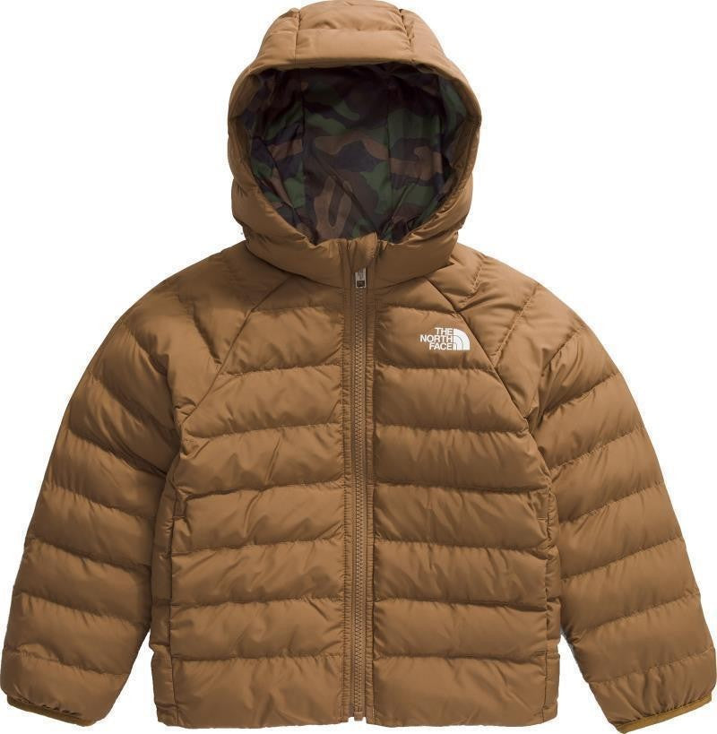 Reversible Perrito Hooded Jacket - Kids - utility brown 1