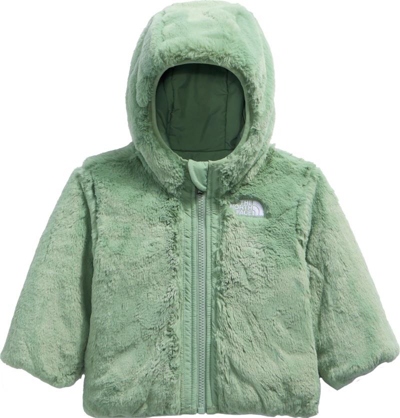 Reversible Shasta Full Zip Hooded Jacket - Baby Girl - slate moss 1