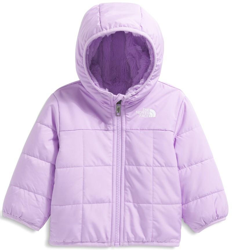 Reversible Shasta Full Zip Hooded Jacket - Baby Girls - lite lilac 1