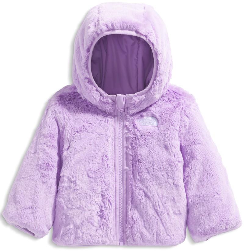 Reversible Shasta Full Zip Hooded Jacket - Baby Girls - lite lilac 1