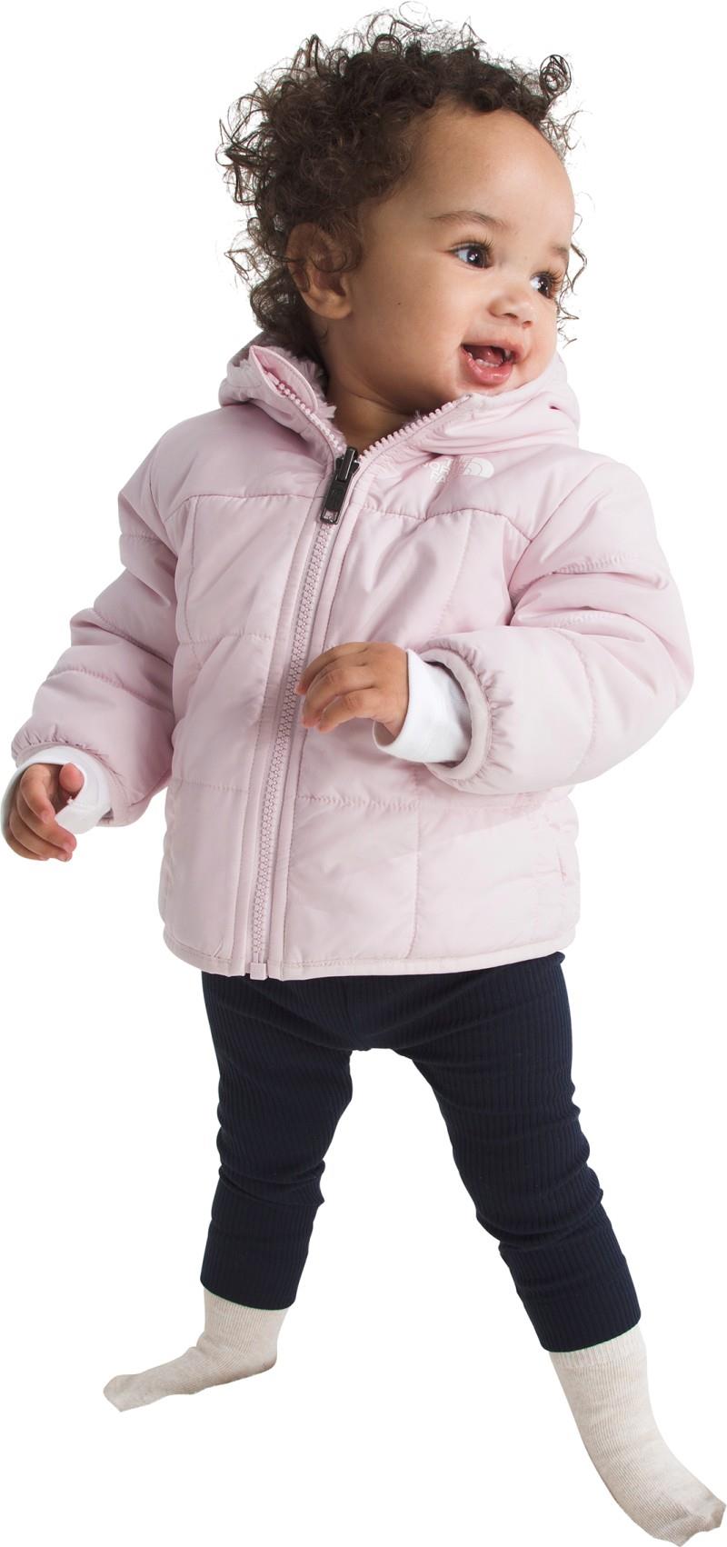 Reversible Shasta Full Zip Hooded Jacket - Baby Girls - pale blossom 1