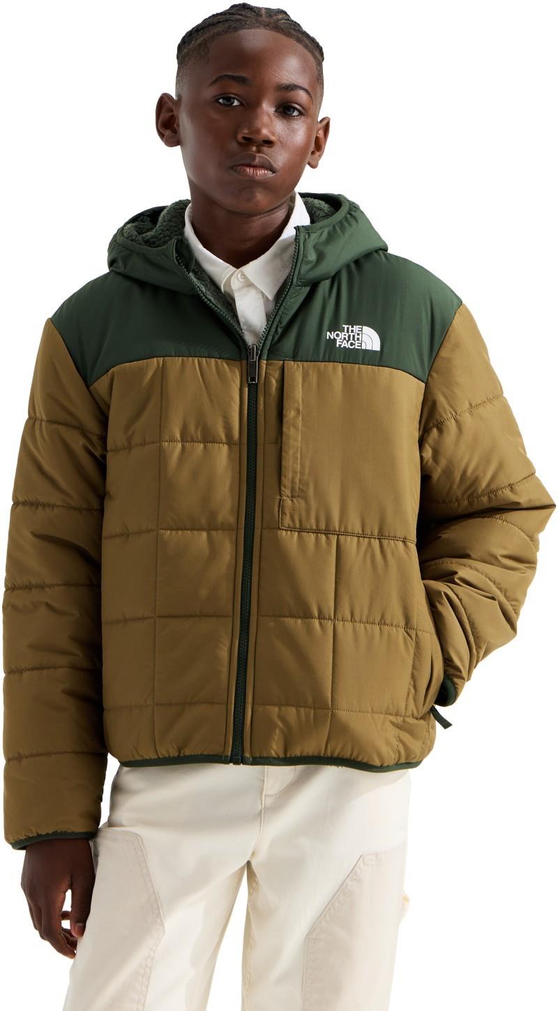 Reversible Shasta Full Zip Hooded Jacket - Boys - caraway seed / bottle green 1