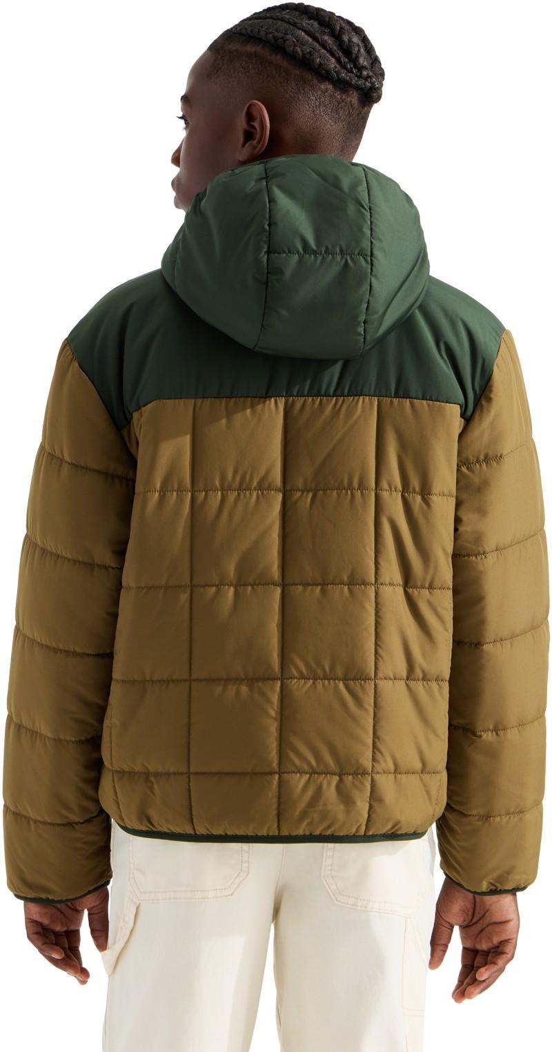 Reversible Shasta Full Zip Hooded Jacket - Boys - caraway seed / bottle green 1