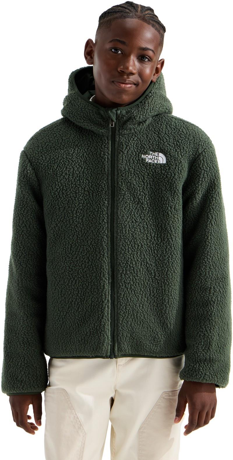 Reversible Shasta Full Zip Hooded Jacket - Boys - caraway seed / bottle green 1