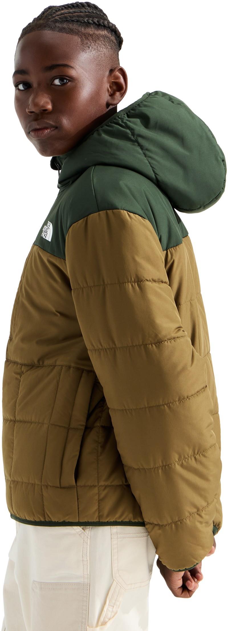 Reversible Shasta Full Zip Hooded Jacket - Boys - caraway seed / bottle green 1