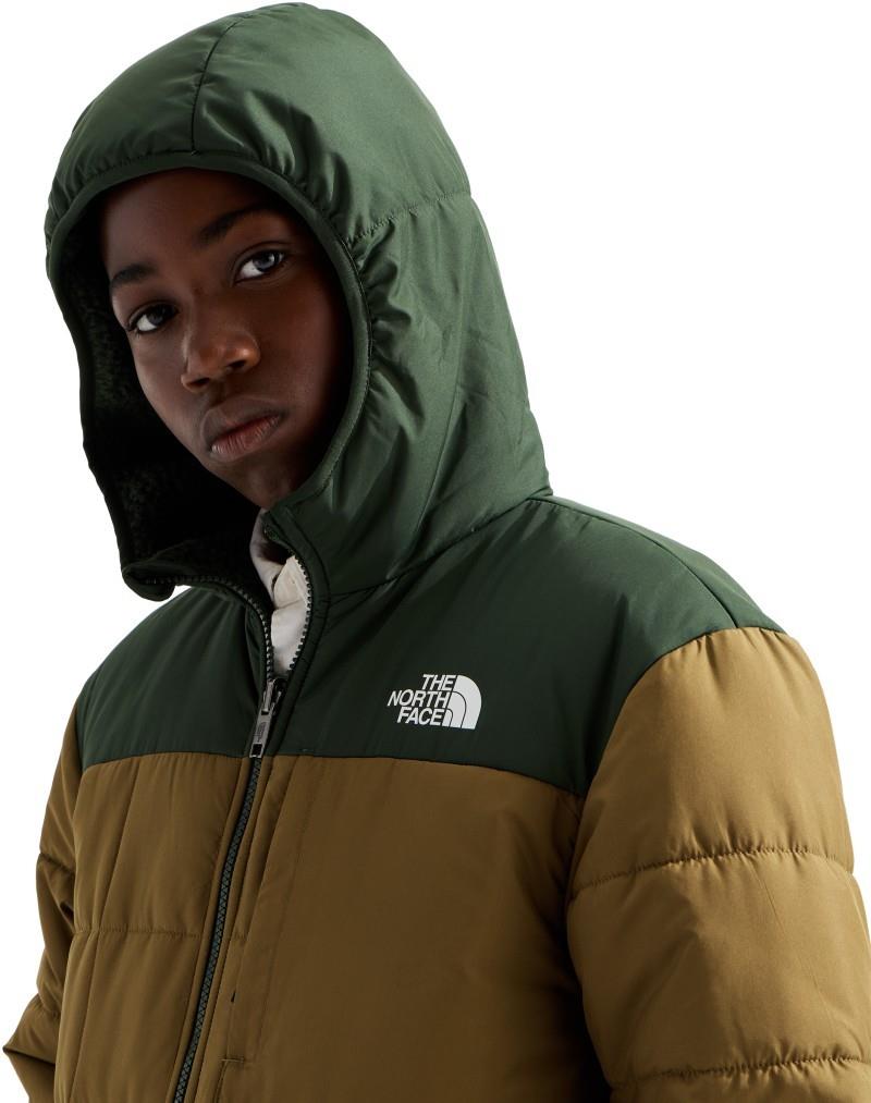 Reversible Shasta Full Zip Hooded Jacket - Boys - caraway seed / bottle green 1