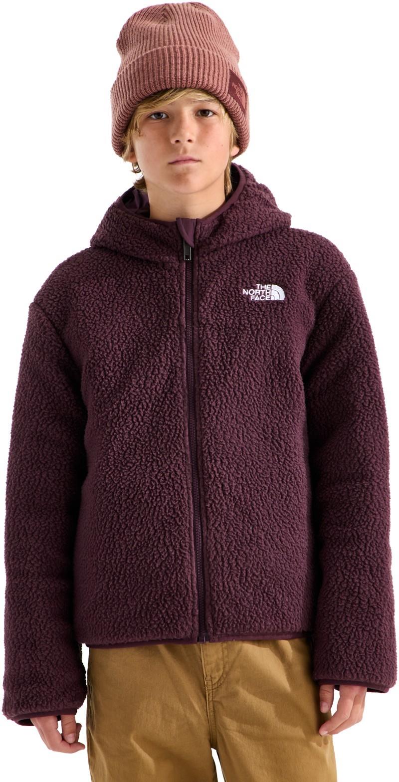 Reversible Shasta Full Zip Hooded Jacket - Boys - copper silt / deep burgundy 1