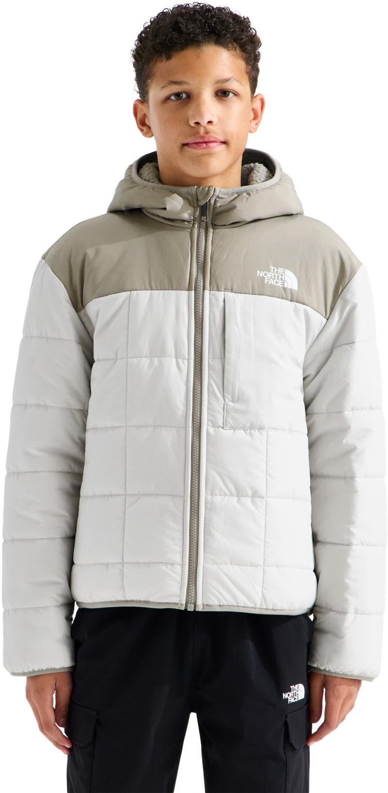 Reversible Shasta Full Zip Hooded Jacket - Boys - cumulus cloud / stone slab 1