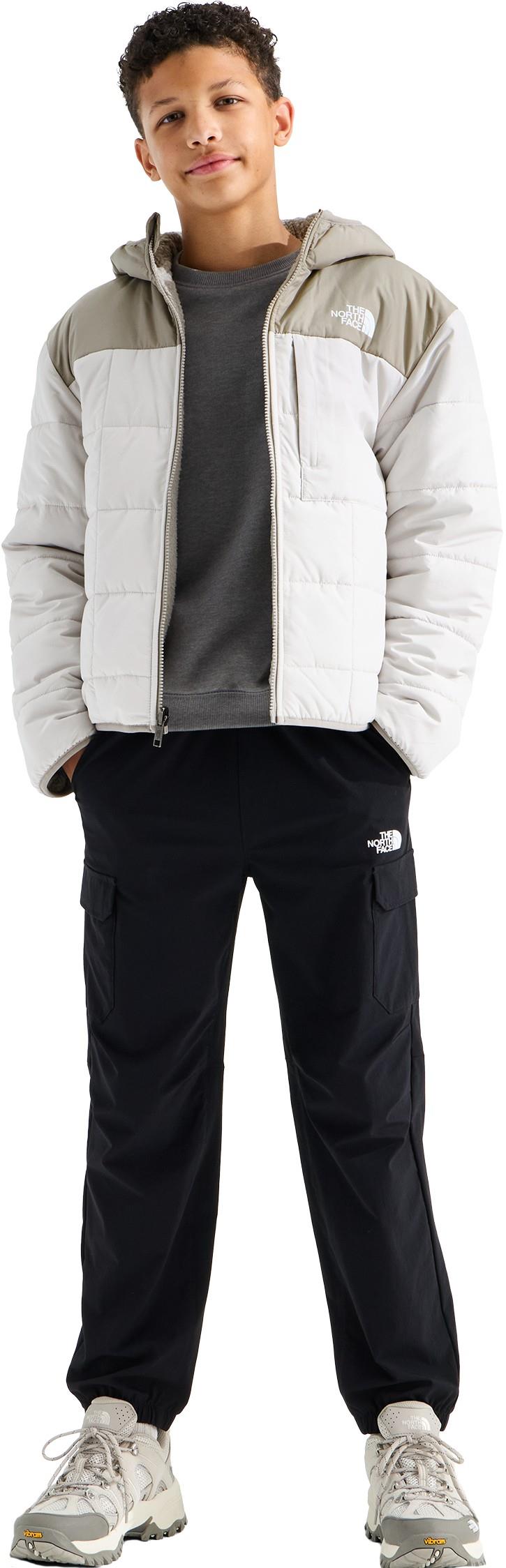 Reversible Shasta Full Zip Hooded Jacket - Boys - cumulus cloud / stone slab 1