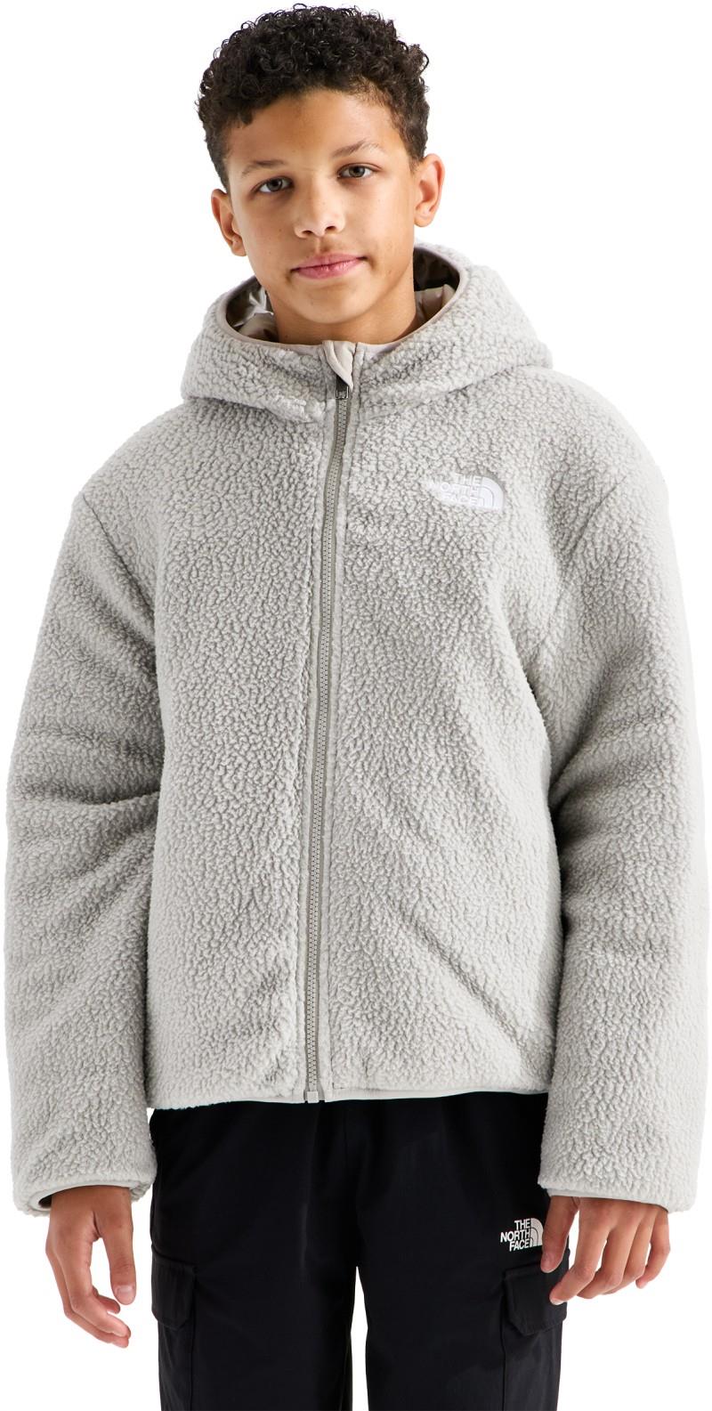 Reversible Shasta Full Zip Hooded Jacket - Boys - cumulus cloud / stone slab 1