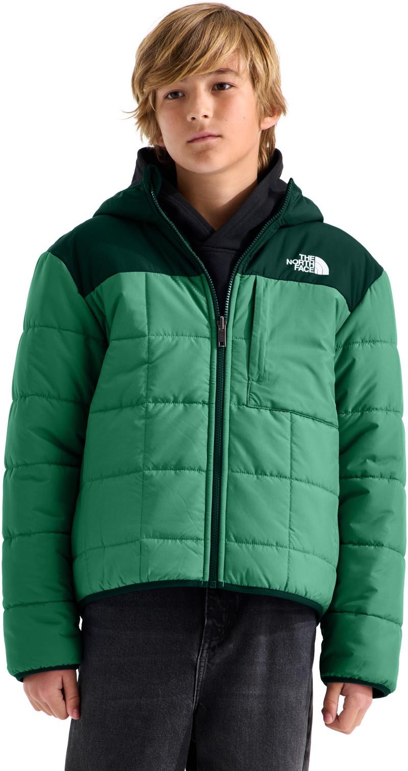 Reversible Shasta Full Zip Hooded Jacket - Boys - dimmed algae / hunter green 1