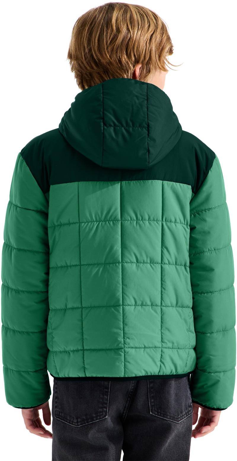 Reversible Shasta Full Zip Hooded Jacket - Boys - dimmed algae / hunter green 1
