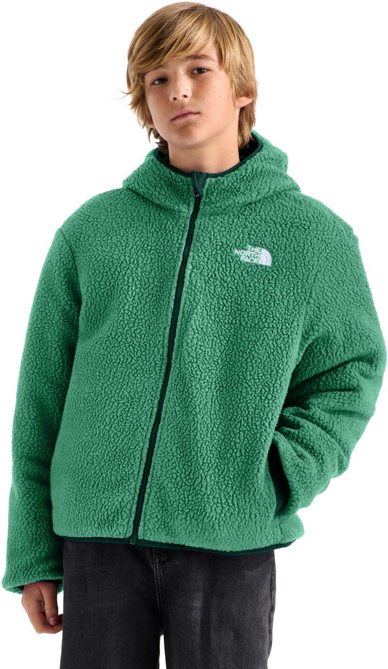 Reversible Shasta Full Zip Hooded Jacket - Boys - dimmed algae / hunter green 1