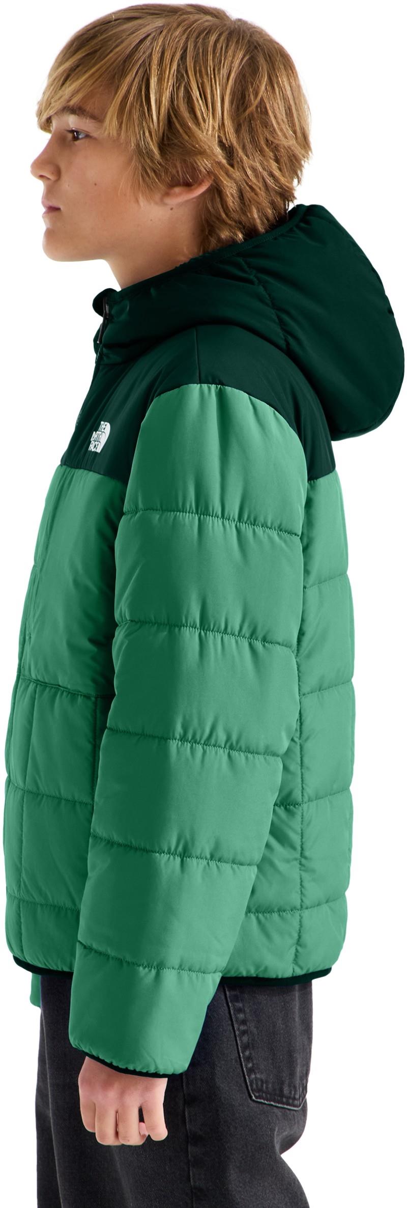 Reversible Shasta Full Zip Hooded Jacket - Boys - dimmed algae / hunter green 1