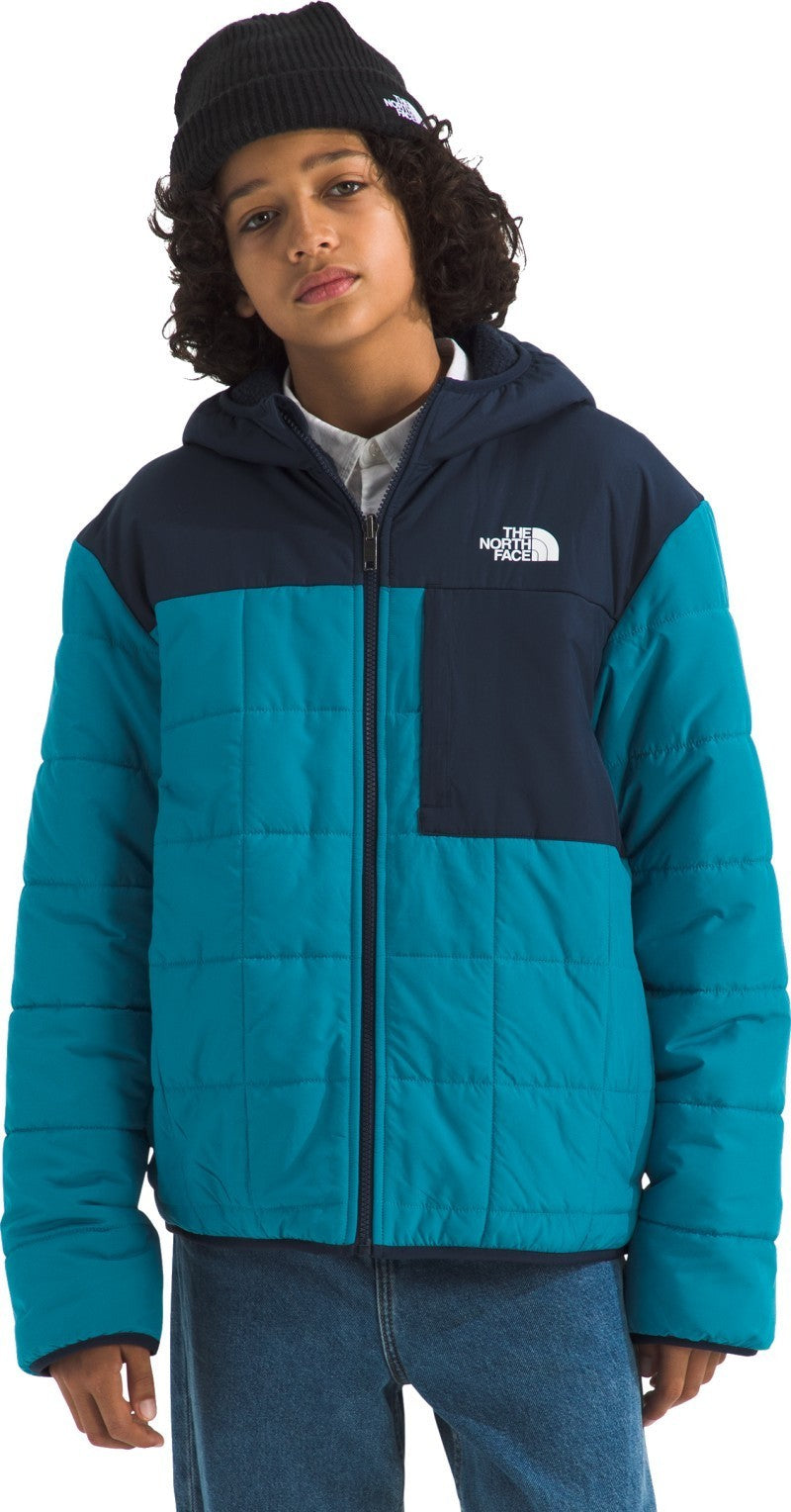 Reversible Shasta Full Zip Hooded Jacket - Boys - dusk blue / summit navy 1
