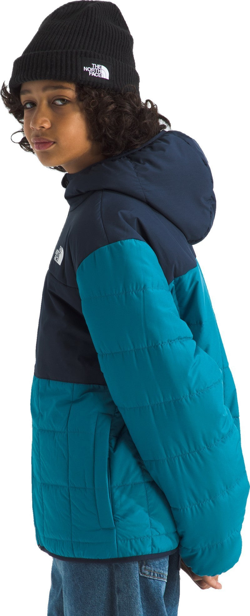 Reversible Shasta Full Zip Hooded Jacket - Boys - dusk blue / summit navy 1