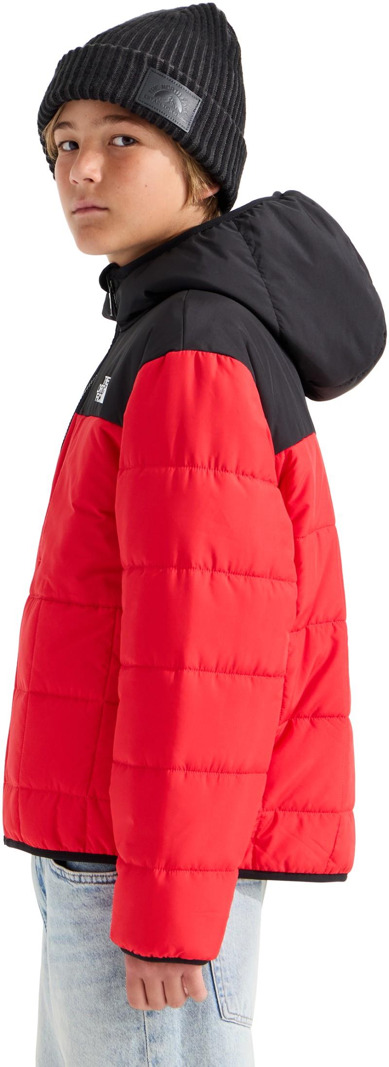 Reversible Shasta Full Zip Hooded Jacket - Boys - elevation red 1