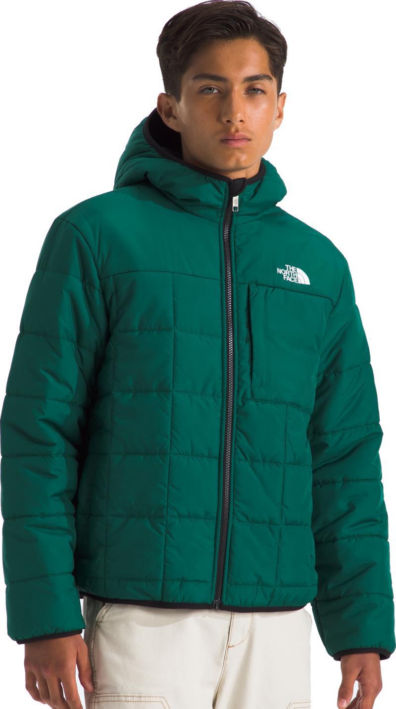 Reversible Shasta Full Zip Hooded Jacket - Boys - evergreen 1