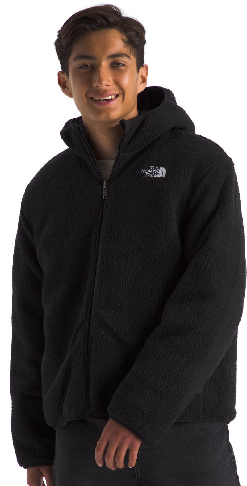 Reversible Shasta Full Zip Hooded Jacket - Boys - tnf black 1
