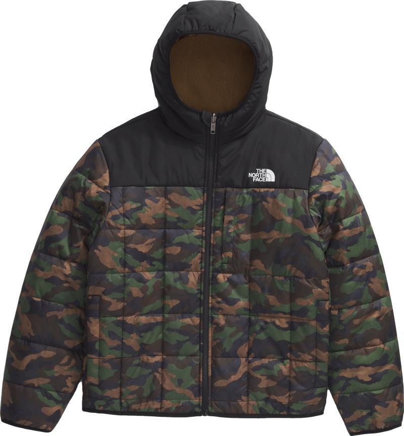Reversible Shasta Full Zip Hooded Jacket - Boys - tnf black tnf camo small print 1