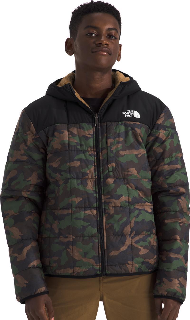 Reversible Shasta Full Zip Hooded Jacket - Boys - tnf black tnf camo small print 1