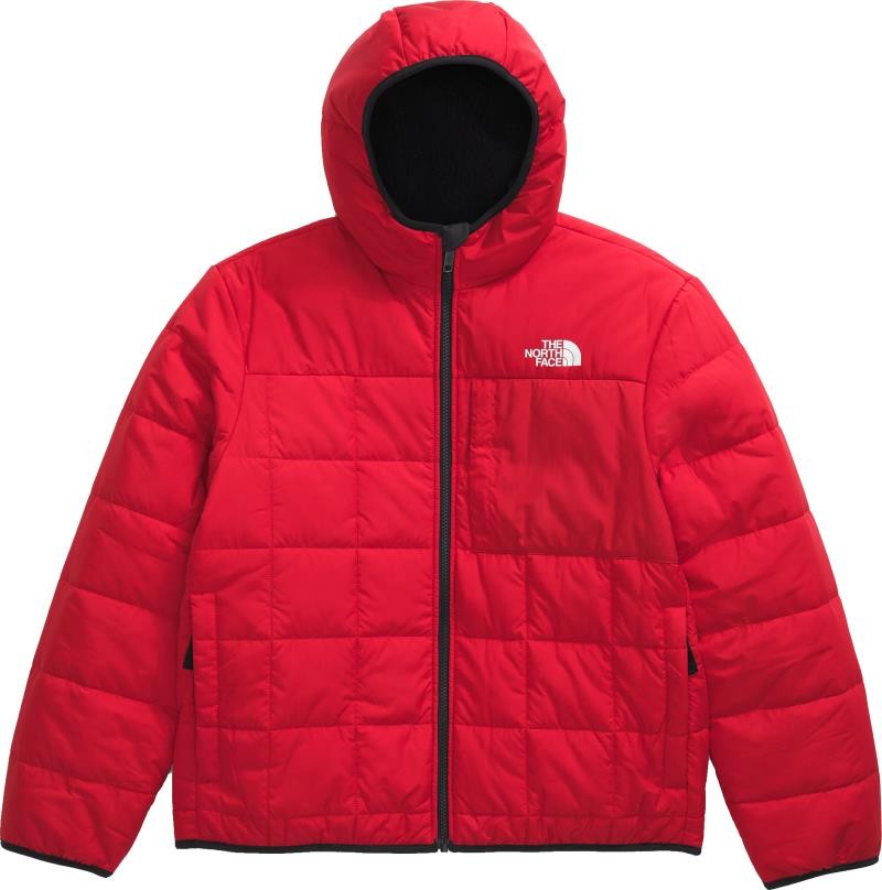 Reversible Shasta Full Zip Hooded Jacket - Boys - tnf red 1