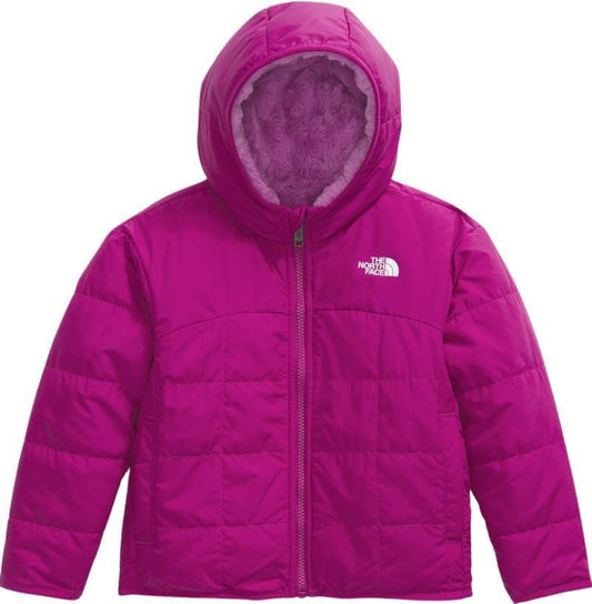 Reversible Shasta Full Zip Hooded Jacket - Kids Girls - deep mulberry 1