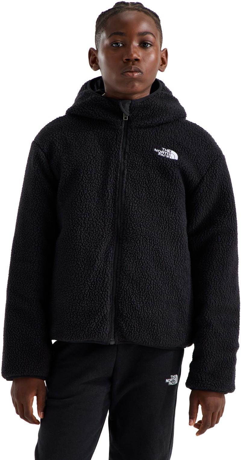 Reversible Shasta Full Zip Hooded Printed Jacket - Boys - new taupe green yosemite oak print 1