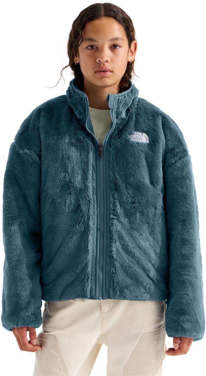 Reversible Shasta Full Zip Jacket - Girls - granite grey 1