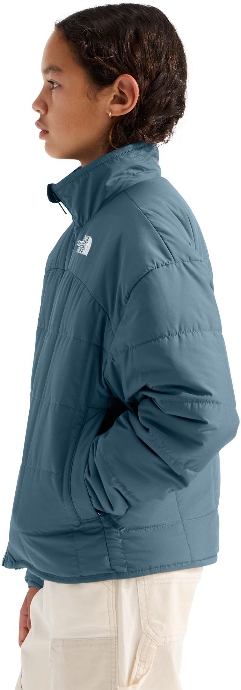 Reversible Shasta Full Zip Jacket - Girls - granite grey 1