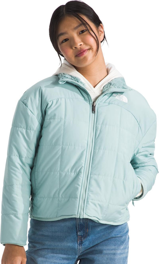 Reversible Shasta Full Zip Jacket - Girls - muted pine 1
