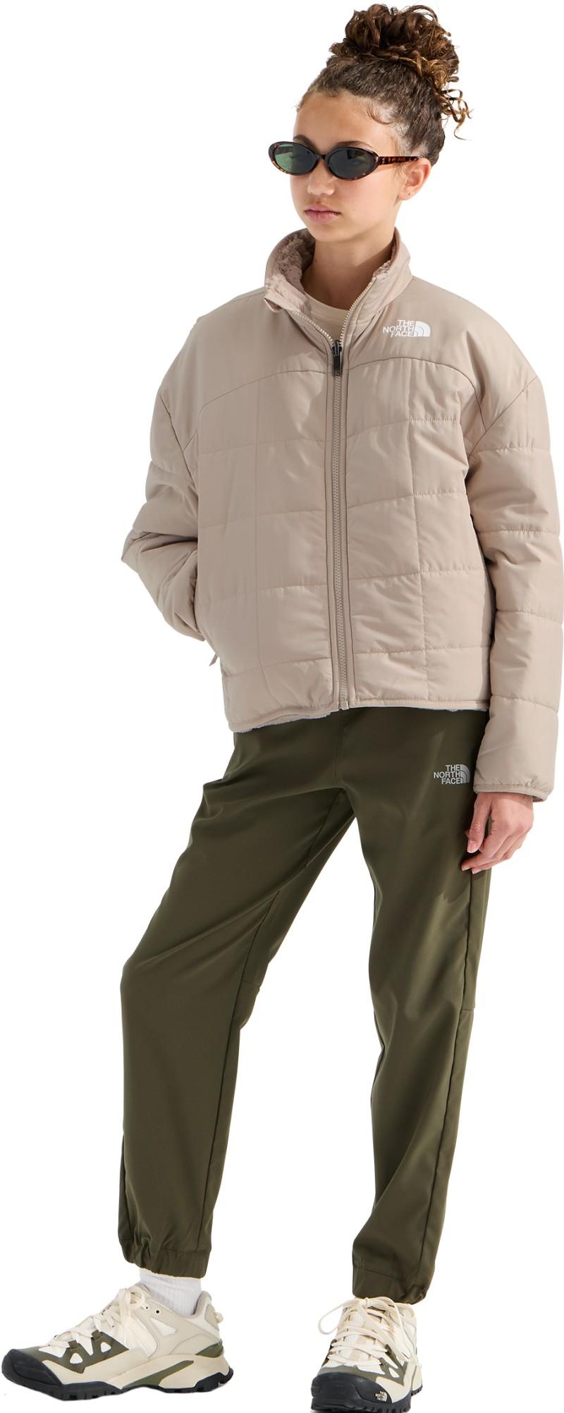 Reversible Shasta Full Zip Jacket - Girls - timeless taupe 1