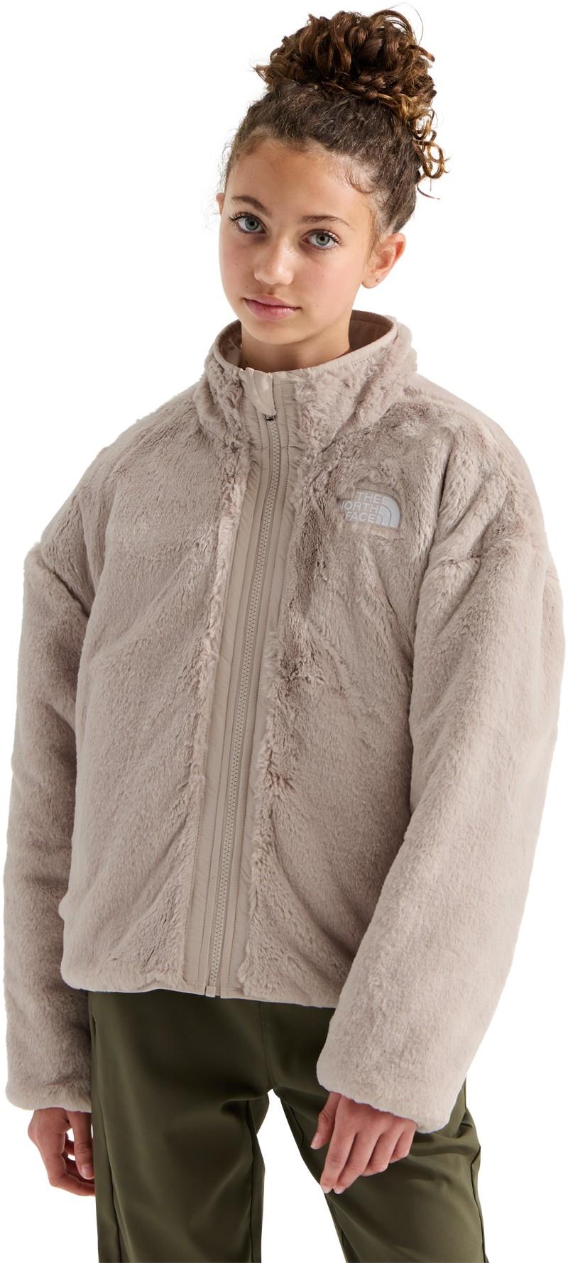 Reversible Shasta Full Zip Jacket - Girls - timeless taupe 1