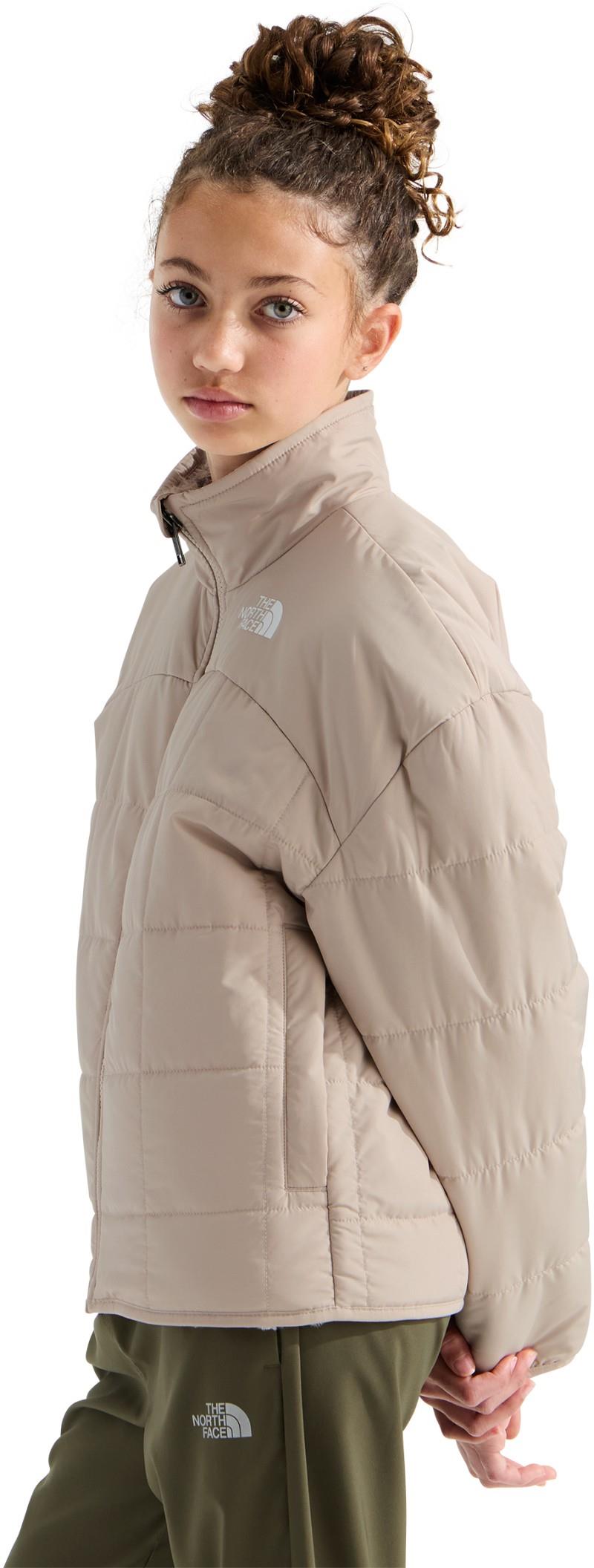 Reversible Shasta Full Zip Jacket - Girls - timeless taupe 1
