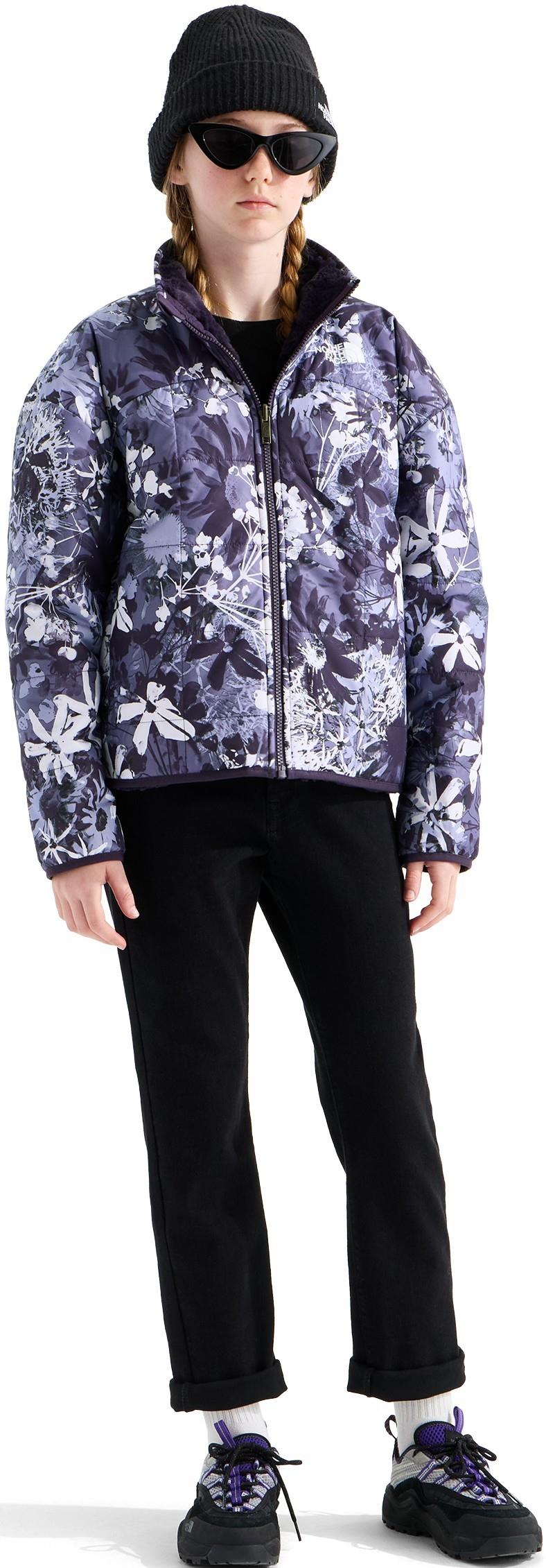 Reversible Shasta Full Zip Printed Jacket - Girls - endless dusk moon florals print 1