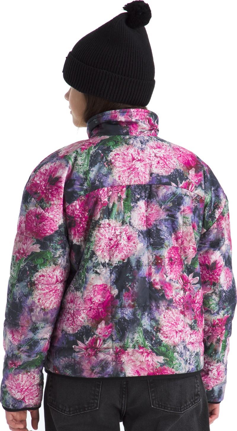 Reversible Shasta Full Zip Printed Jacket - Girls - pale blossom frozen floral print 1