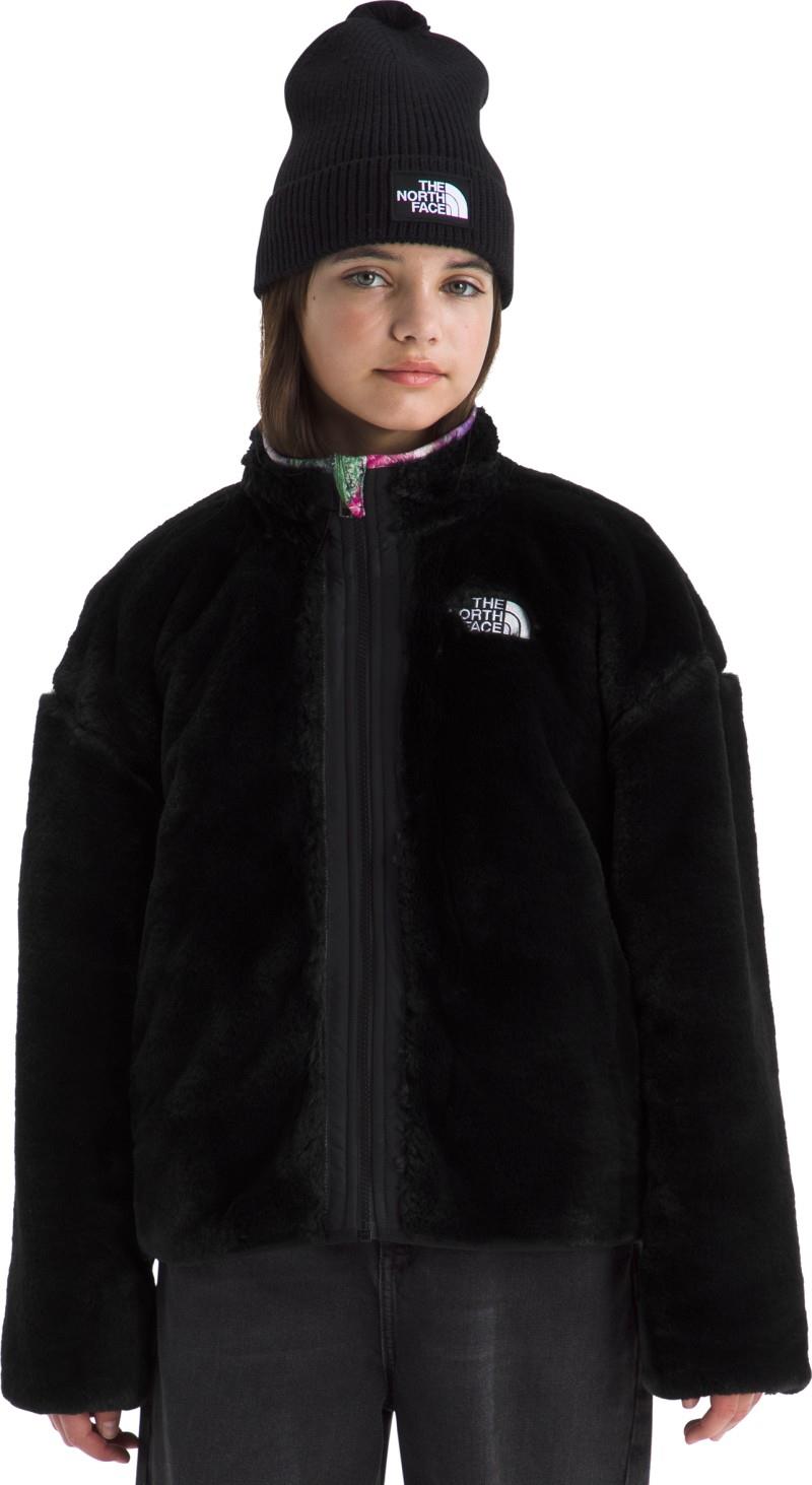 Reversible Shasta Full Zip Printed Jacket - Girls - pale blossom frozen floral print 1