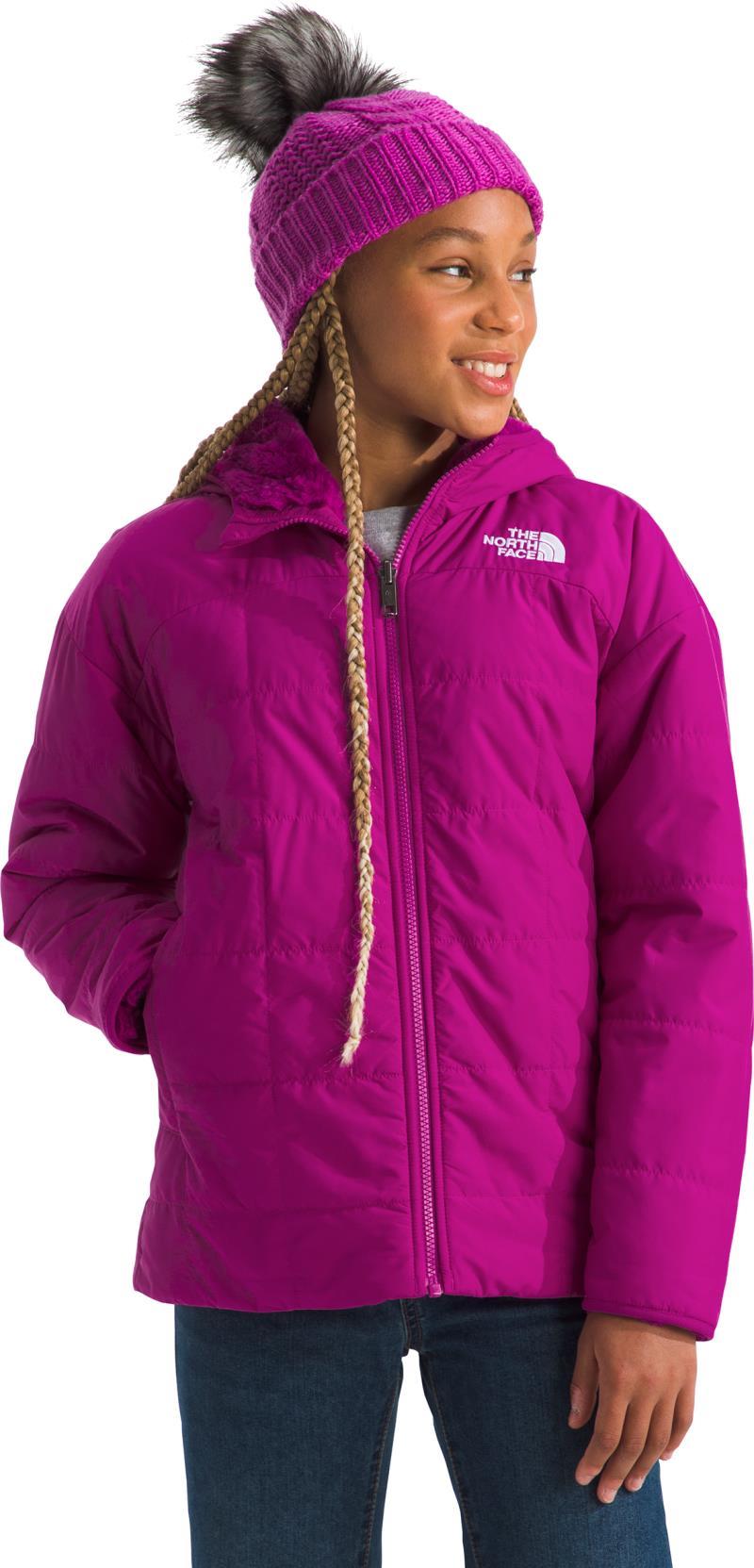 Reversible Shasta Short Parka - Girls - deep mulberry 1