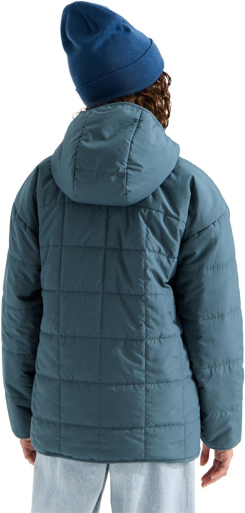 Reversible Shasta Short Parka - Girls - granite grey 1