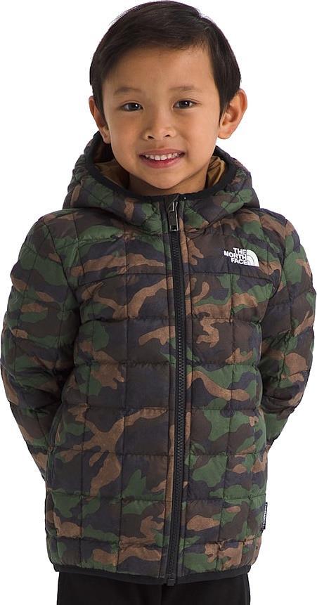 Reversible ThermoBall Hooded Jacket - Kids - tnf black tnf camo small print 1