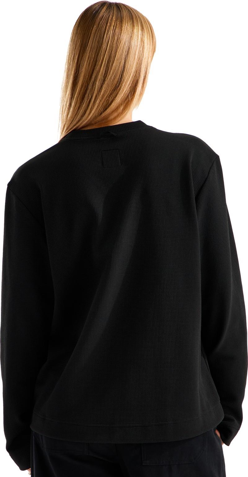 Ridge Path Waffle LS Crew - Womens - tnf black 1