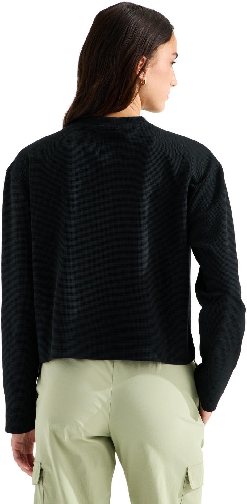 Ridge Path Waffle LS Henley - Womens - tnf black 1