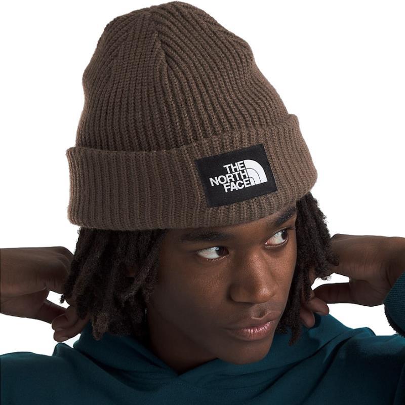 Salty Lined Beanie, Short - smokey brown 1