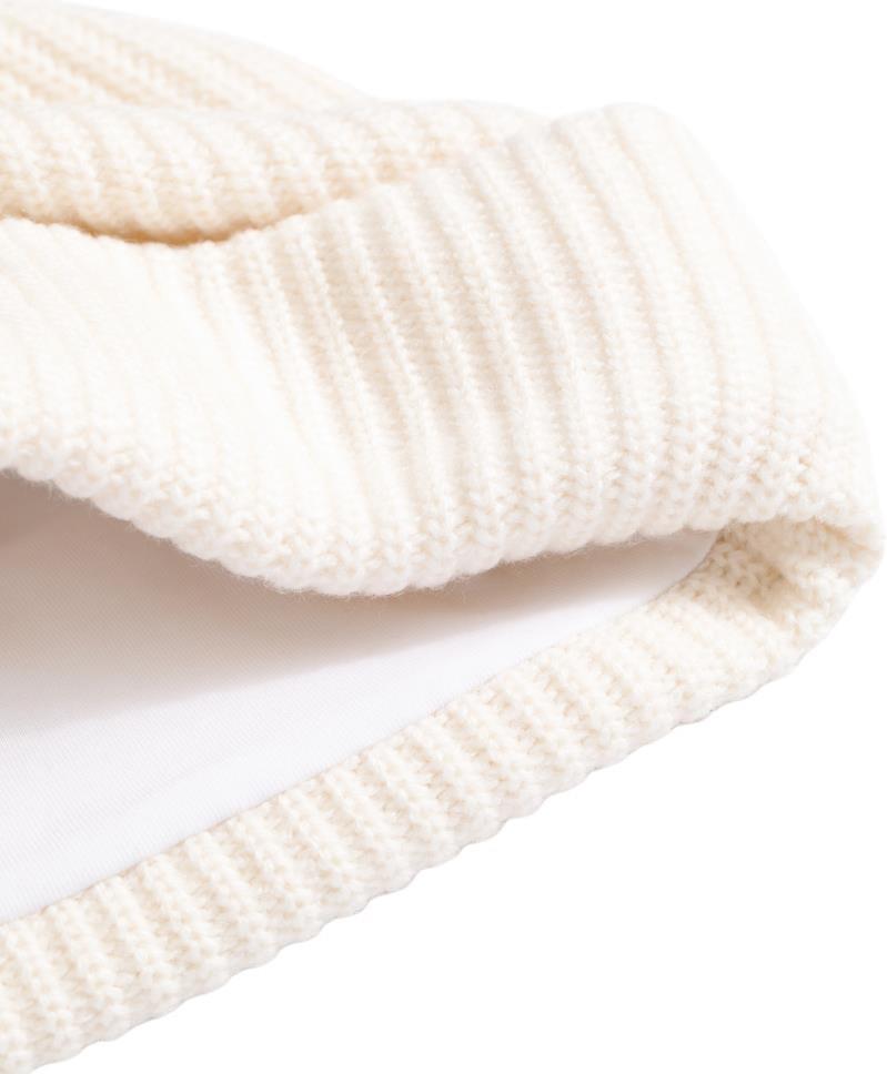 Salty Lined Beanie, Short - white dune 1